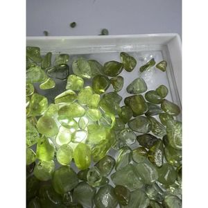 250 Ct Peridot Raw Gemstone tumbled Pakistan 50grams